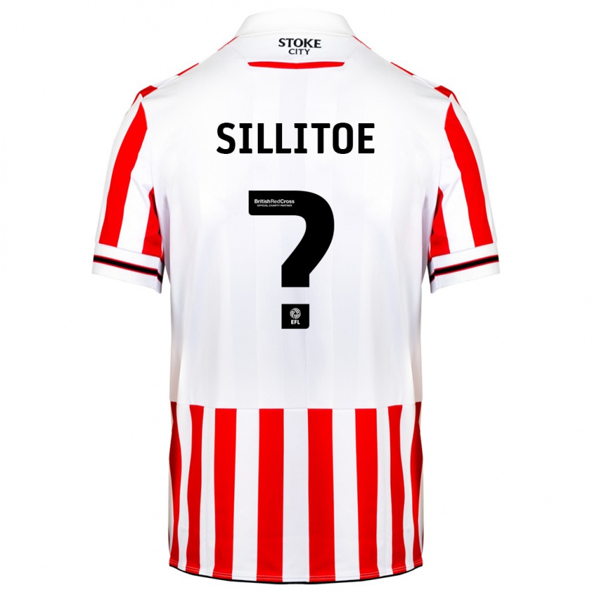 Niño Camiseta Casey Sillitoe #0 Rojo Blanco 1ª Equipación 2023/24 La Camisa