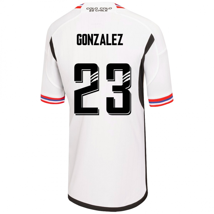 Niño Camiseta Ramiro González #23 Blanco 1ª Equipación 2023/24 La Camisa