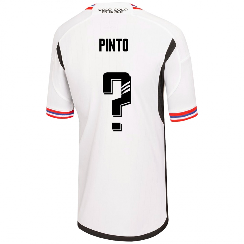 Niño Camiseta Matías Pinto #0 Blanco 1ª Equipación 2023/24 La Camisa
