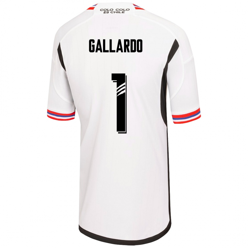 Niño Camiseta Alexia Gallardo #1 Blanco 1ª Equipación 2023/24 La Camisa