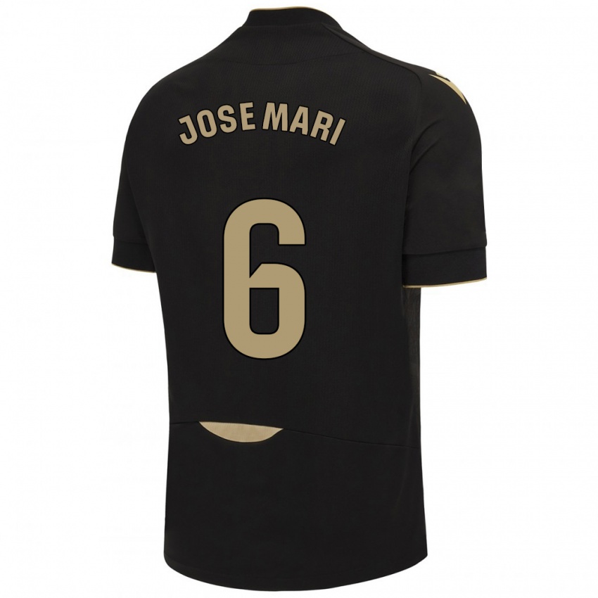 Niño Camiseta José Mari #6 Negro 2ª Equipación 2023/24 La Camisa