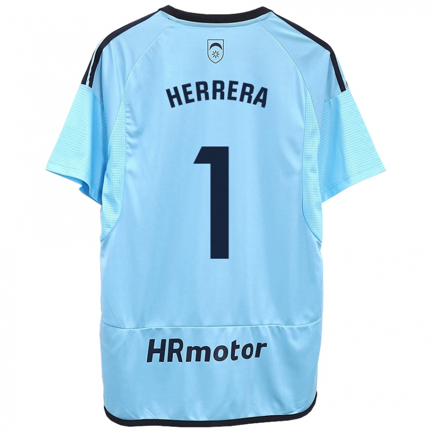 Niño Camiseta Sergio Herrera #1 Azul 2ª Equipación 2023/24 La Camisa