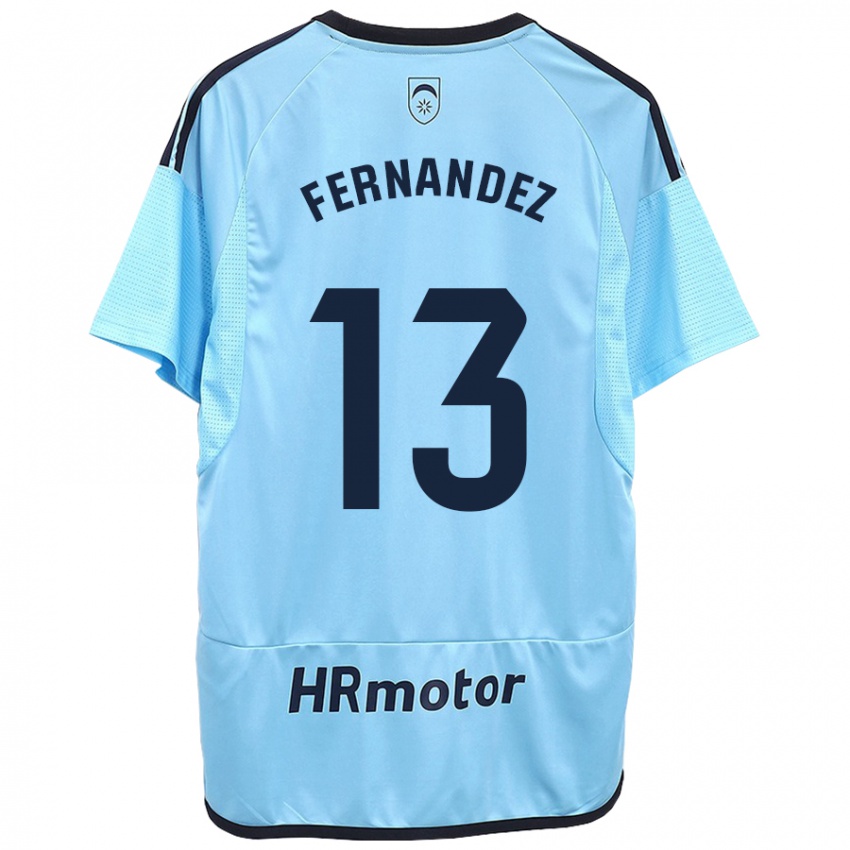 Niño Camiseta Aitor Fernández #13 Azul 2ª Equipación 2023/24 La Camisa