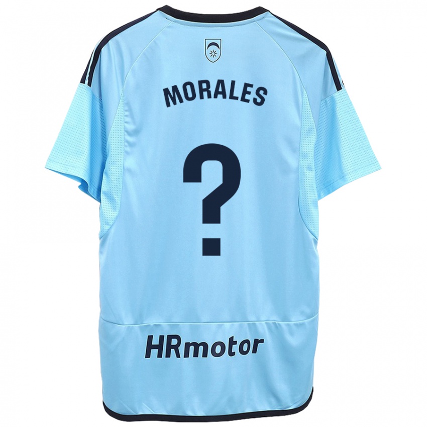 Niño Camiseta Anai Morales #0 Azul 2ª Equipación 2023/24 La Camisa