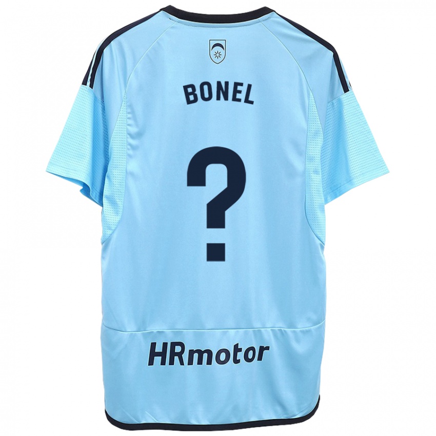 Niño Camiseta Aimar Bonel #0 Azul 2ª Equipación 2023/24 La Camisa