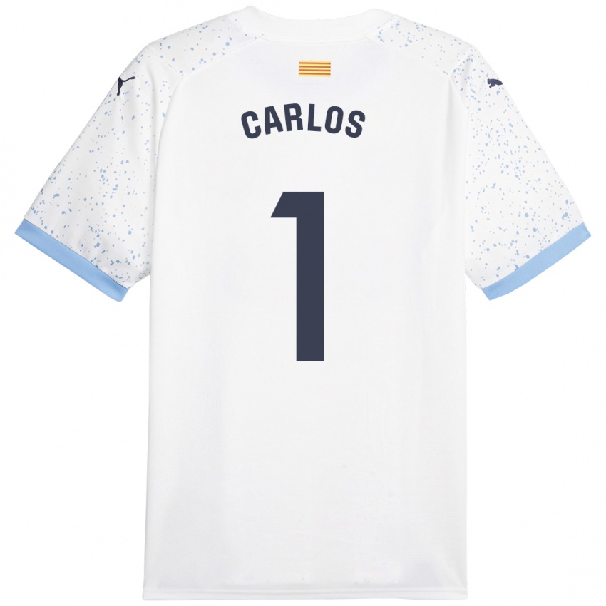 Niño Camiseta Juan Carlos #1 Blanco 2ª Equipación 2023/24 La Camisa