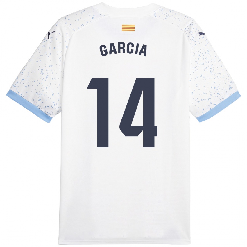 Niño Camiseta Aleix García #14 Blanco 2ª Equipación 2023/24 La Camisa