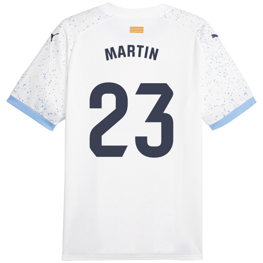 Niño Camiseta Iván Martín #23 Blanco 2ª Equipación 2023/24 La Camisa