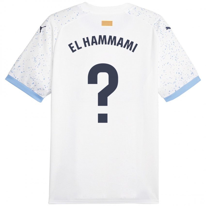 Niño Camiseta Ayoub El Hammami #0 Blanco 2ª Equipación 2023/24 La Camisa