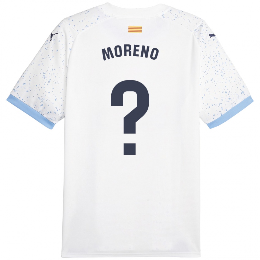 Niño Camiseta Gerard Moreno #0 Blanco 2ª Equipación 2023/24 La Camisa