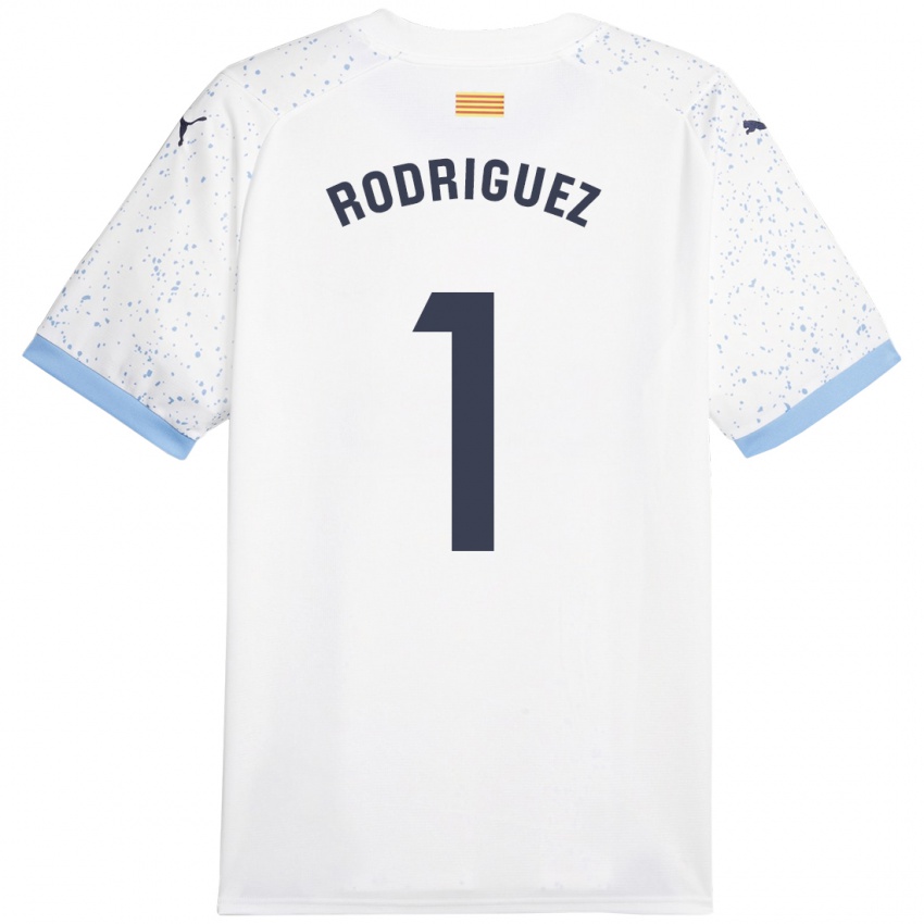 Niño Camiseta Maria Rodríguez #1 Blanco 2ª Equipación 2023/24 La Camisa