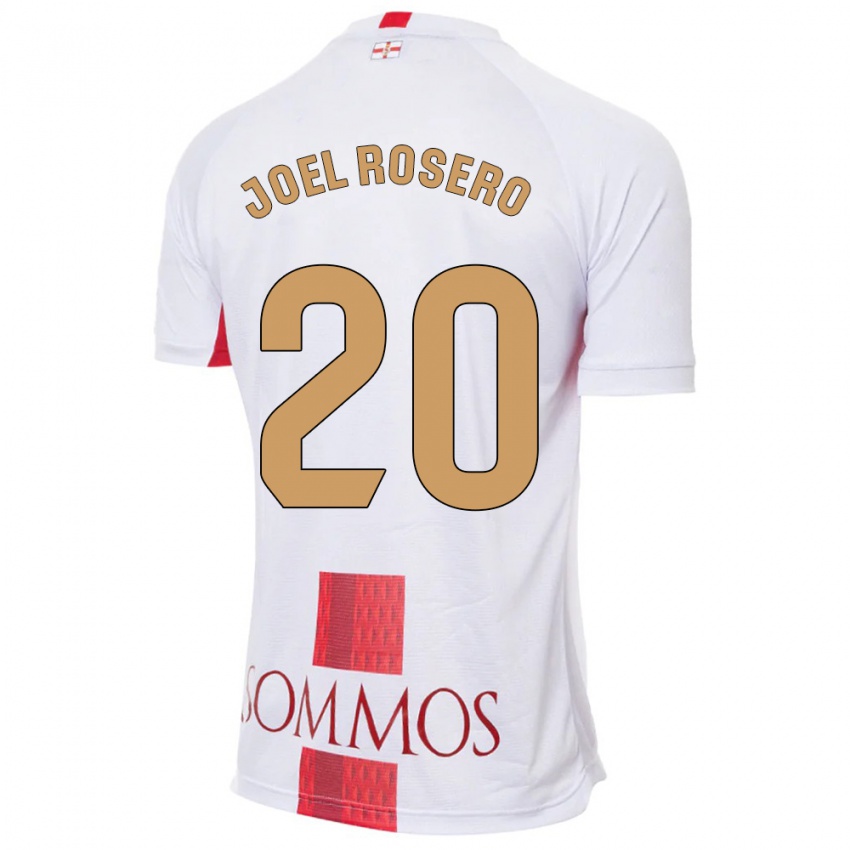Niño Camiseta Alexis Joel Rosero #20 Blanco 2ª Equipación 2023/24 La Camisa