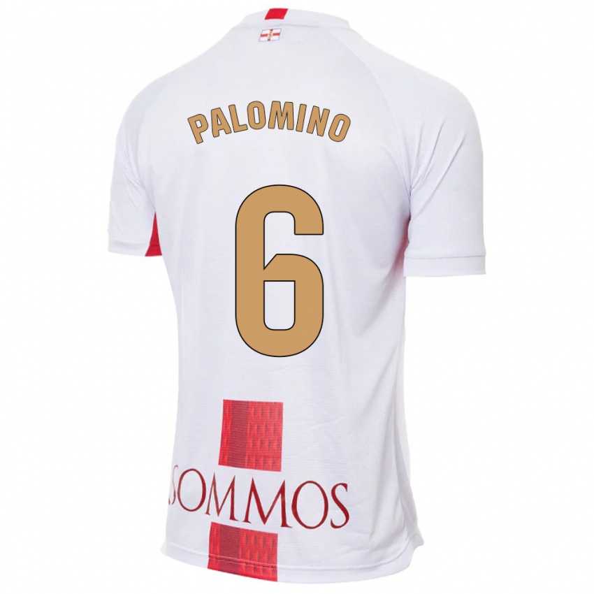 Niño Camiseta Yolanda Palomino #6 Blanco 2ª Equipación 2023/24 La Camisa