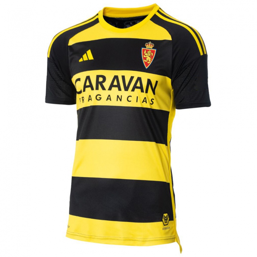 Niño Camiseta Sergi Enrich #23 Negro Amarillo 2ª Equipación 2023/24 La Camisa