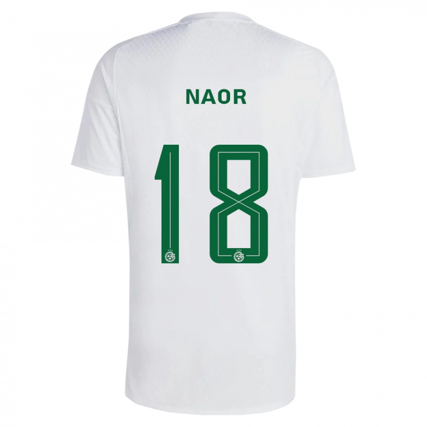 Niño Camiseta Goni Naor #18 Verde Azul 2ª Equipación 2023/24 La Camisa