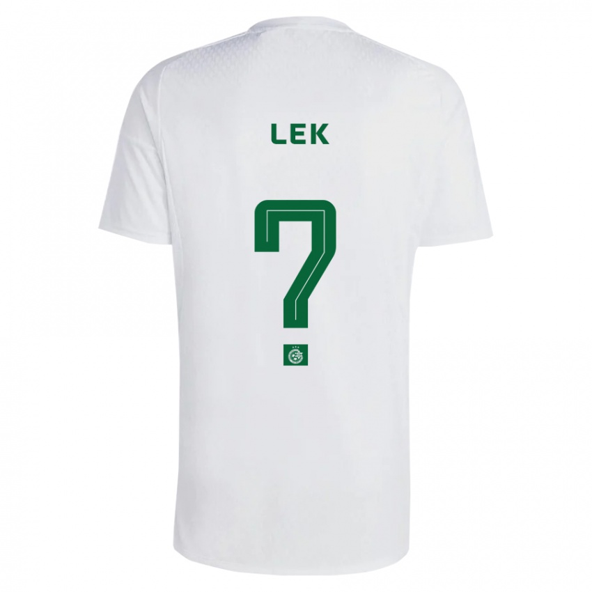 Niño Camiseta Einan Lek #0 Verde Azul 2ª Equipación 2023/24 La Camisa