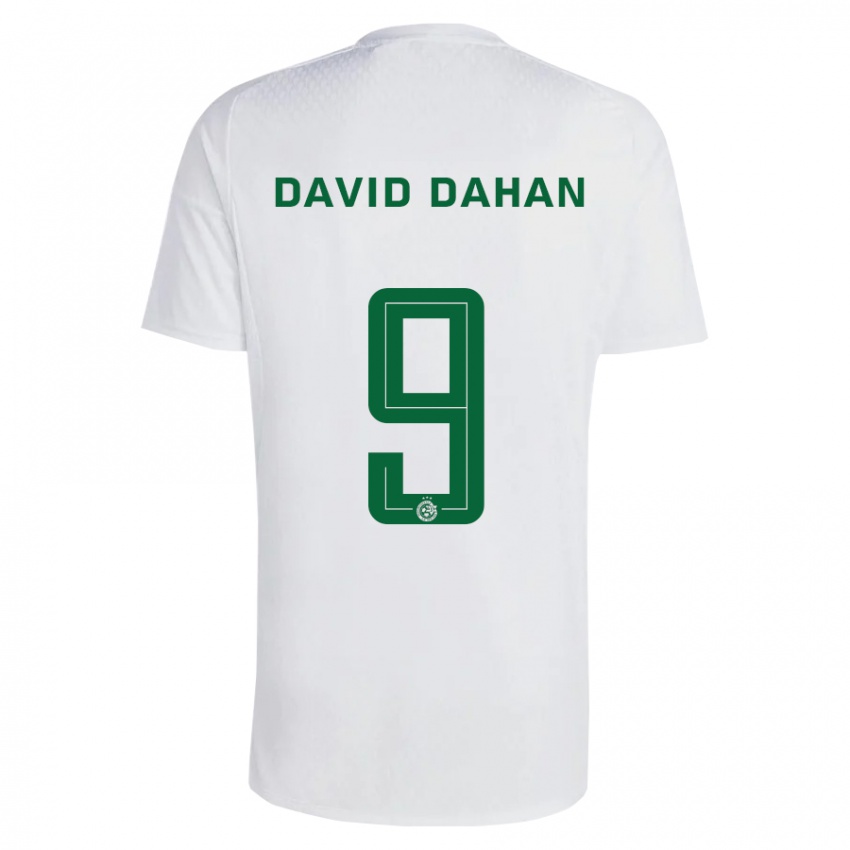 Niño Camiseta Omer David Dahan #9 Verde Azul 2ª Equipación 2023/24 La Camisa