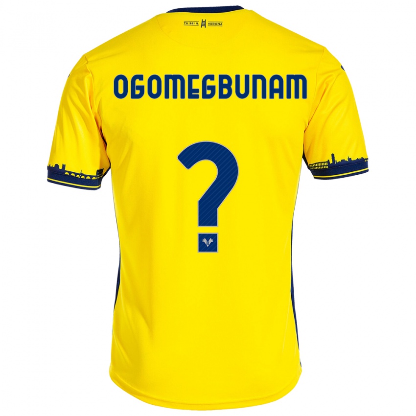 Niño Camiseta Izu Ogomegbunam #0 Amarillo 2ª Equipación 2023/24 La Camisa