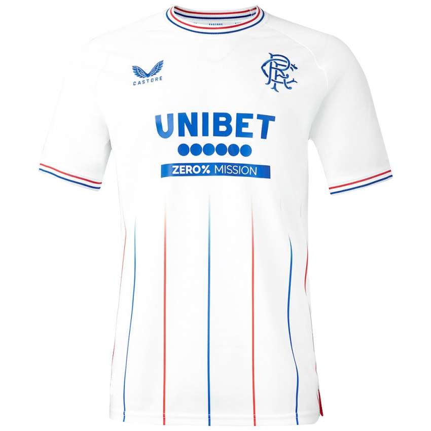 Niño Camiseta James Tavernier #2 Blanco 2ª Equipación 2023/24 La Camisa