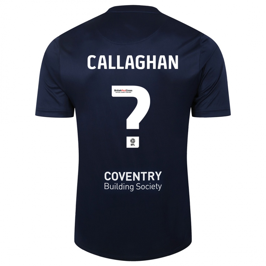 Niño Camiseta Charlie Callaghan #0 Rojo Azul Marino 2ª Equipación 2023/24 La Camisa