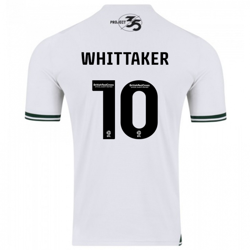 Niño Camiseta Morgan Whittaker #10 Blanco 2ª Equipación 2023/24 La Camisa