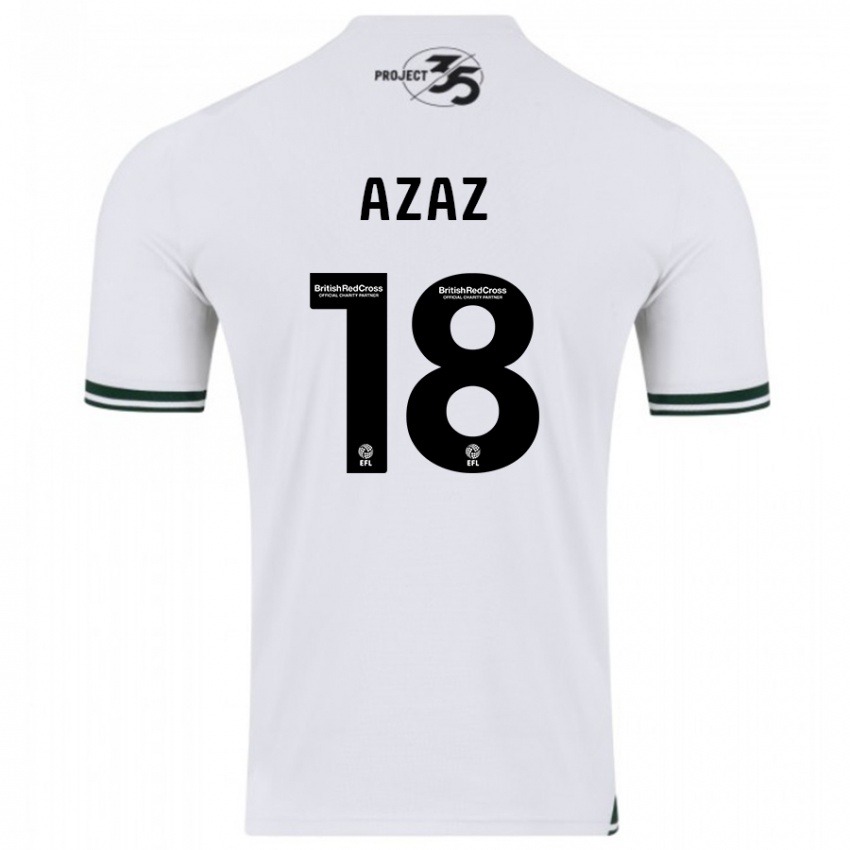 Niño Camiseta Finn Azaz #18 Blanco 2ª Equipación 2023/24 La Camisa