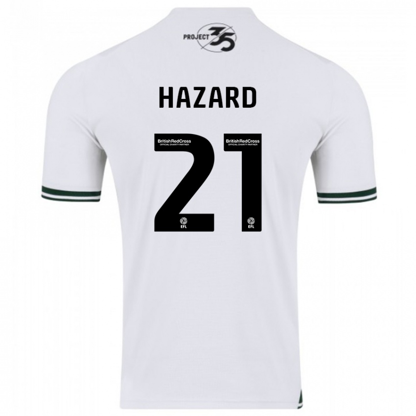 Niño Camiseta Conor Hazard #21 Blanco 2ª Equipación 2023/24 La Camisa