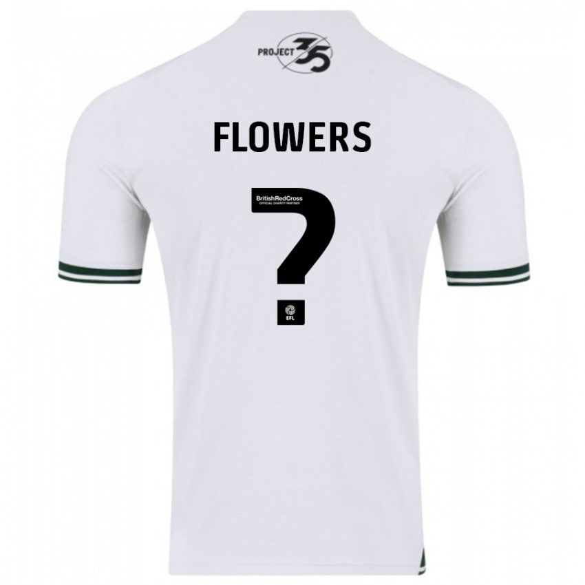 Niño Camiseta Lewis Flowers #0 Blanco 2ª Equipación 2023/24 La Camisa