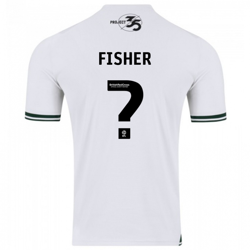 Niño Camiseta Cole Fisher #0 Blanco 2ª Equipación 2023/24 La Camisa