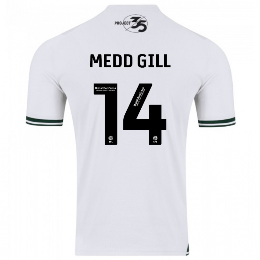 Niño Camiseta Tamsin Medd-Gill #14 Blanco 2ª Equipación 2023/24 La Camisa