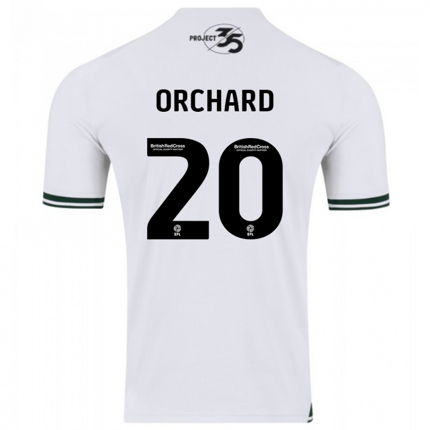 Niño Camiseta Fern Orchard #20 Blanco 2ª Equipación 2023/24 La Camisa