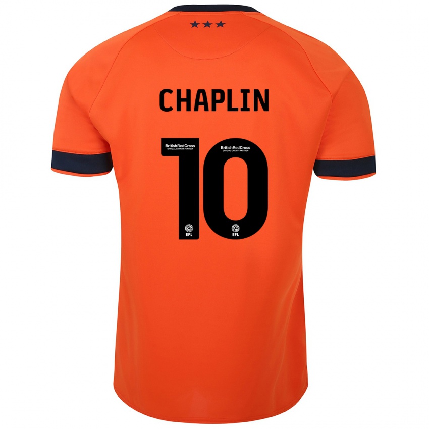 Niño Camiseta Conor Chaplin #10 Naranja 2ª Equipación 2023/24 La Camisa