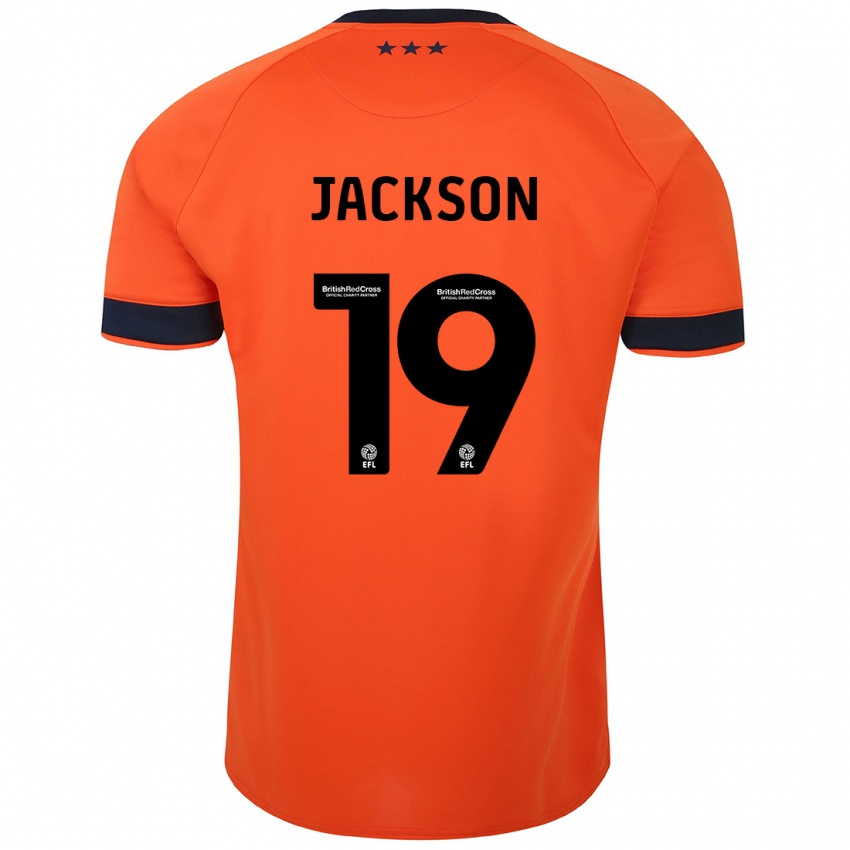 Niño Camiseta Kayden Jackson #19 Naranja 2ª Equipación 2023/24 La Camisa