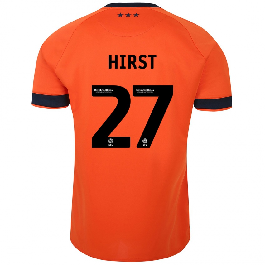 Niño Camiseta George Hirst #27 Naranja 2ª Equipación 2023/24 La Camisa