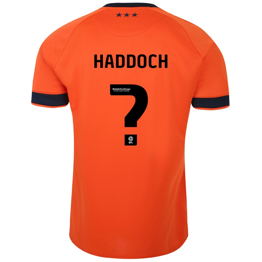 Niño Camiseta Ben Haddoch #0 Naranja 2ª Equipación 2023/24 La Camisa