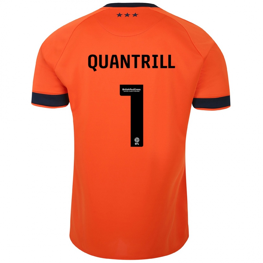 Niño Camiseta Sarah Quantrill #1 Naranja 2ª Equipación 2023/24 La Camisa