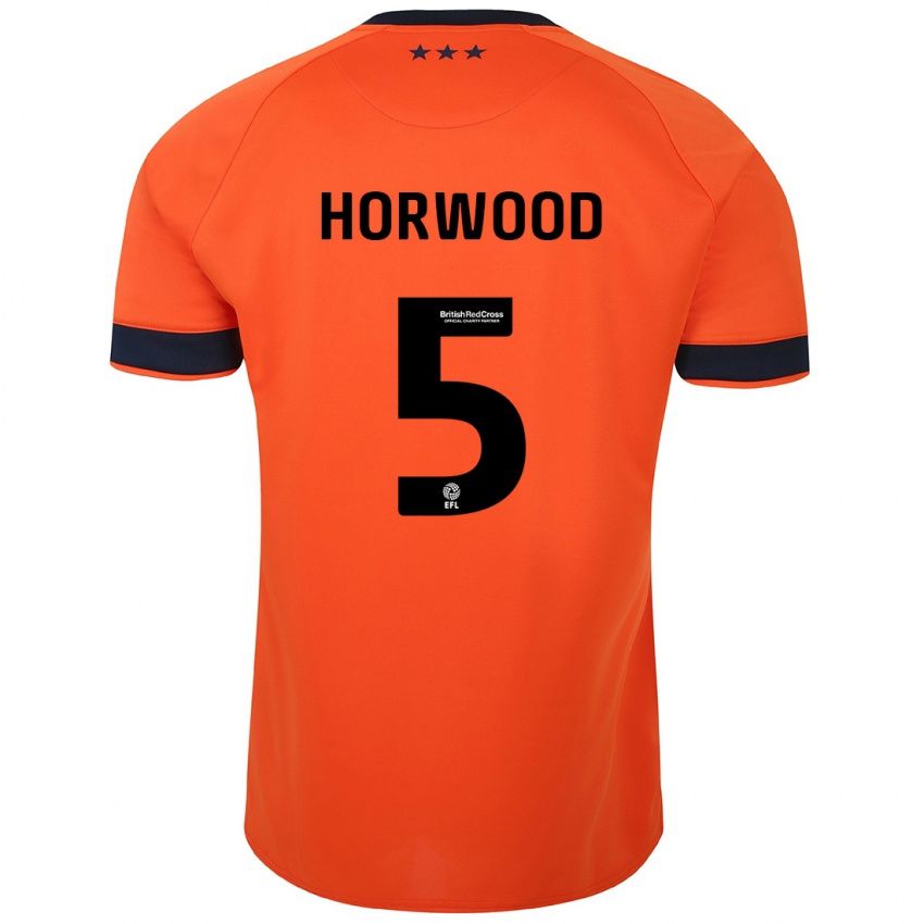 Niño Camiseta Bonnie Horwood #5 Naranja 2ª Equipación 2023/24 La Camisa