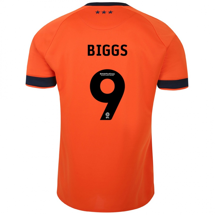 Niño Camiseta Maddie Biggs #9 Naranja 2ª Equipación 2023/24 La Camisa