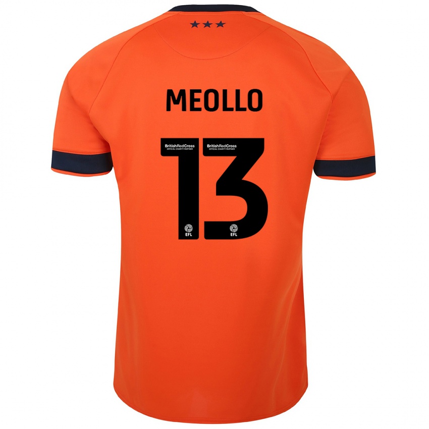 Niño Camiseta Nina Meollo #13 Naranja 2ª Equipación 2023/24 La Camisa