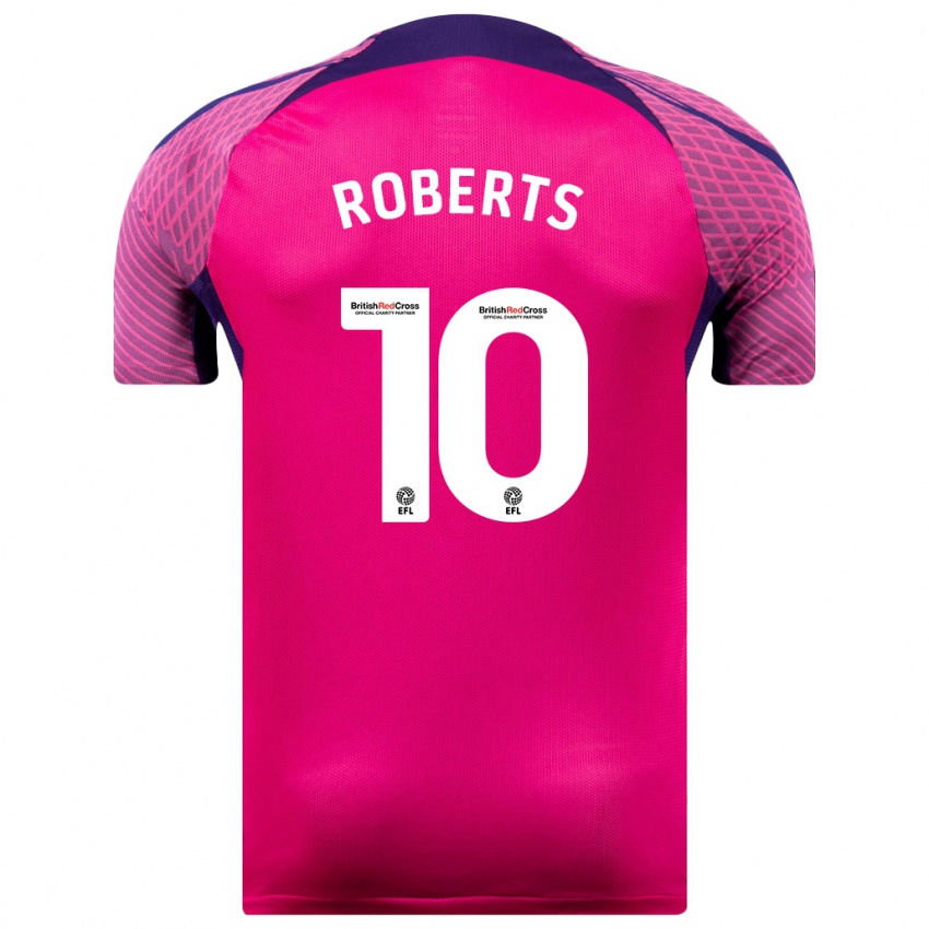 Niño Camiseta Patrick Roberts #10 Morado 2ª Equipación 2023/24 La Camisa