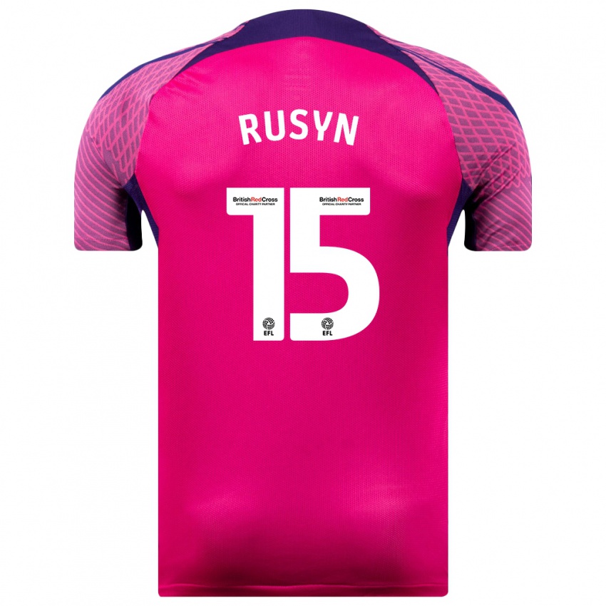 Niño Camiseta Nazariy Rusyn #15 Morado 2ª Equipación 2023/24 La Camisa