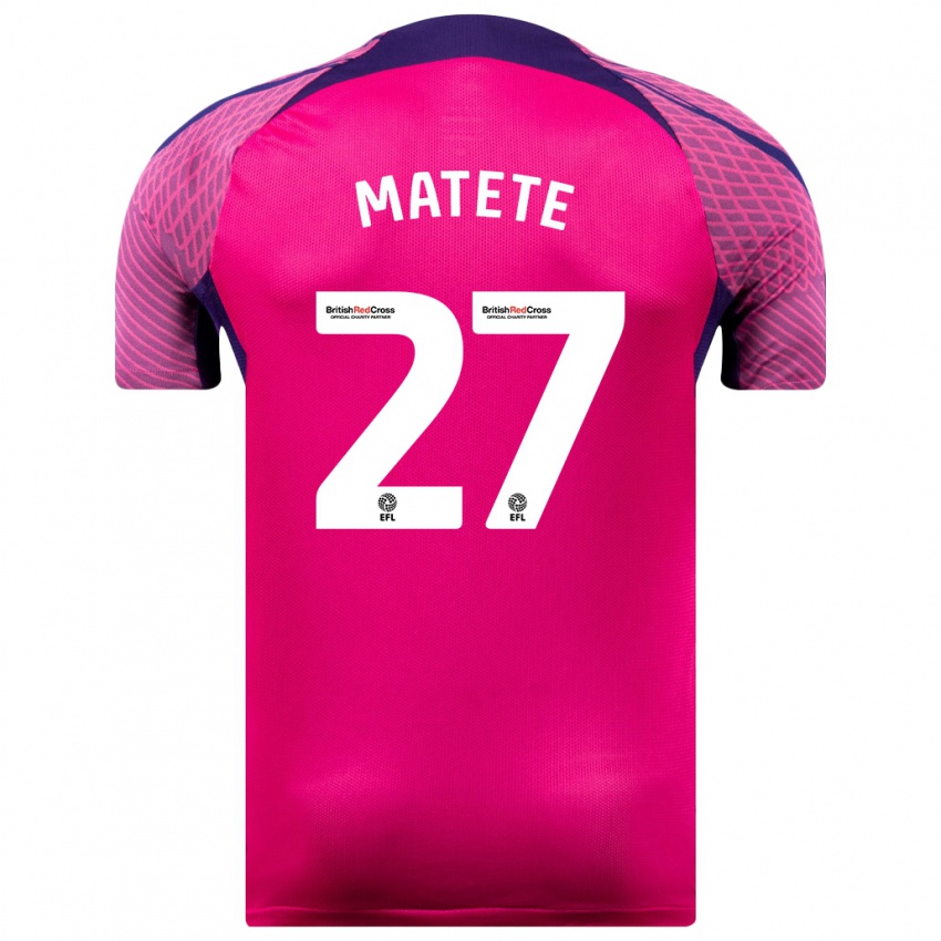 Niño Camiseta Jay Matete #27 Morado 2ª Equipación 2023/24 La Camisa