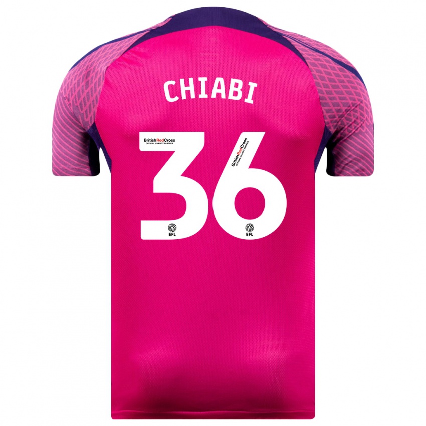 Niño Camiseta Tom Chiabi #36 Morado 2ª Equipación 2023/24 La Camisa