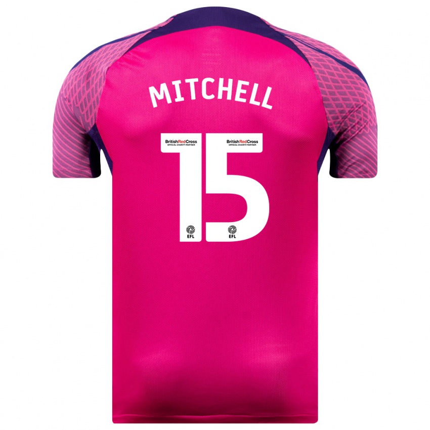 Niño Camiseta Cuba Mitchell #15 Morado 2ª Equipación 2023/24 La Camisa