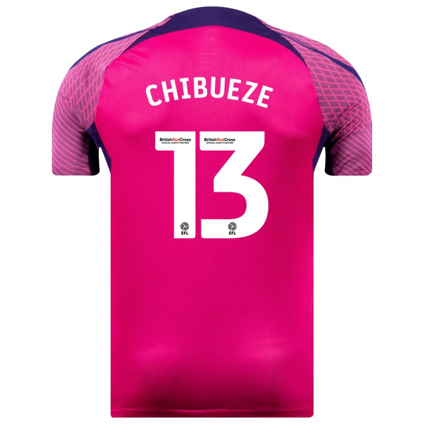 Niño Camiseta Kelechi Chibueze #13 Morado 2ª Equipación 2023/24 La Camisa