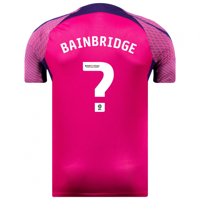 Niño Camiseta Oliver Bainbridge #0 Morado 2ª Equipación 2023/24 La Camisa