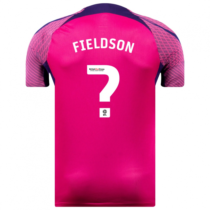 Niño Camiseta Henry Fieldson #0 Morado 2ª Equipación 2023/24 La Camisa