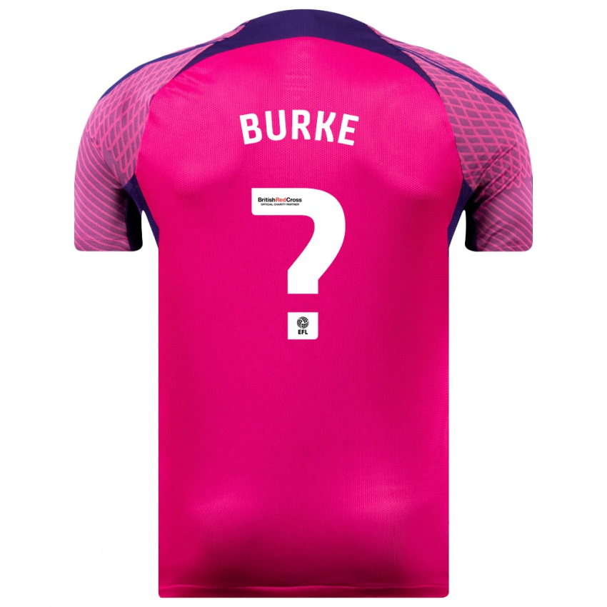 Niño Camiseta Marshall Burke #0 Morado 2ª Equipación 2023/24 La Camisa