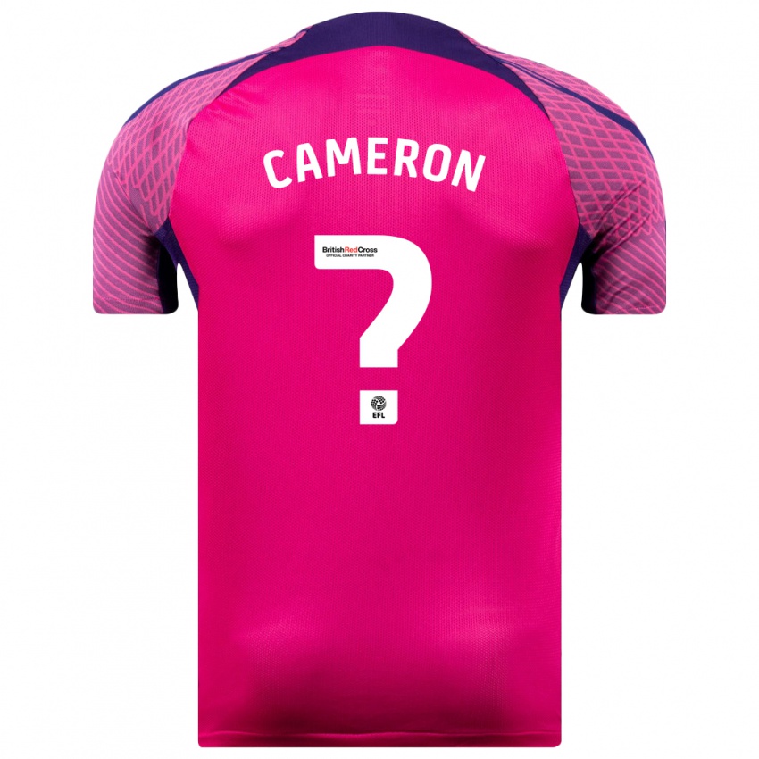 Niño Camiseta Dan Cameron #0 Morado 2ª Equipación 2023/24 La Camisa