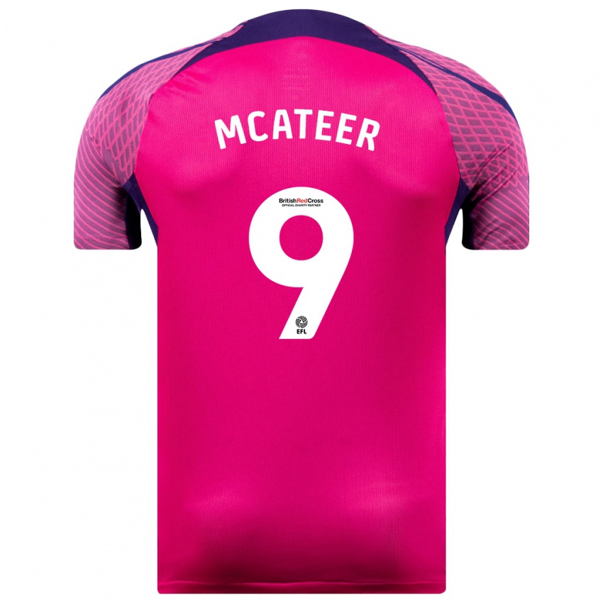 Niño Camiseta Mary Mcateer #9 Morado 2ª Equipación 2023/24 La Camisa